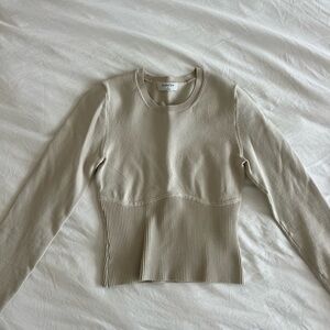 Wilfred long sleeve shirt with ribbed detail size s
